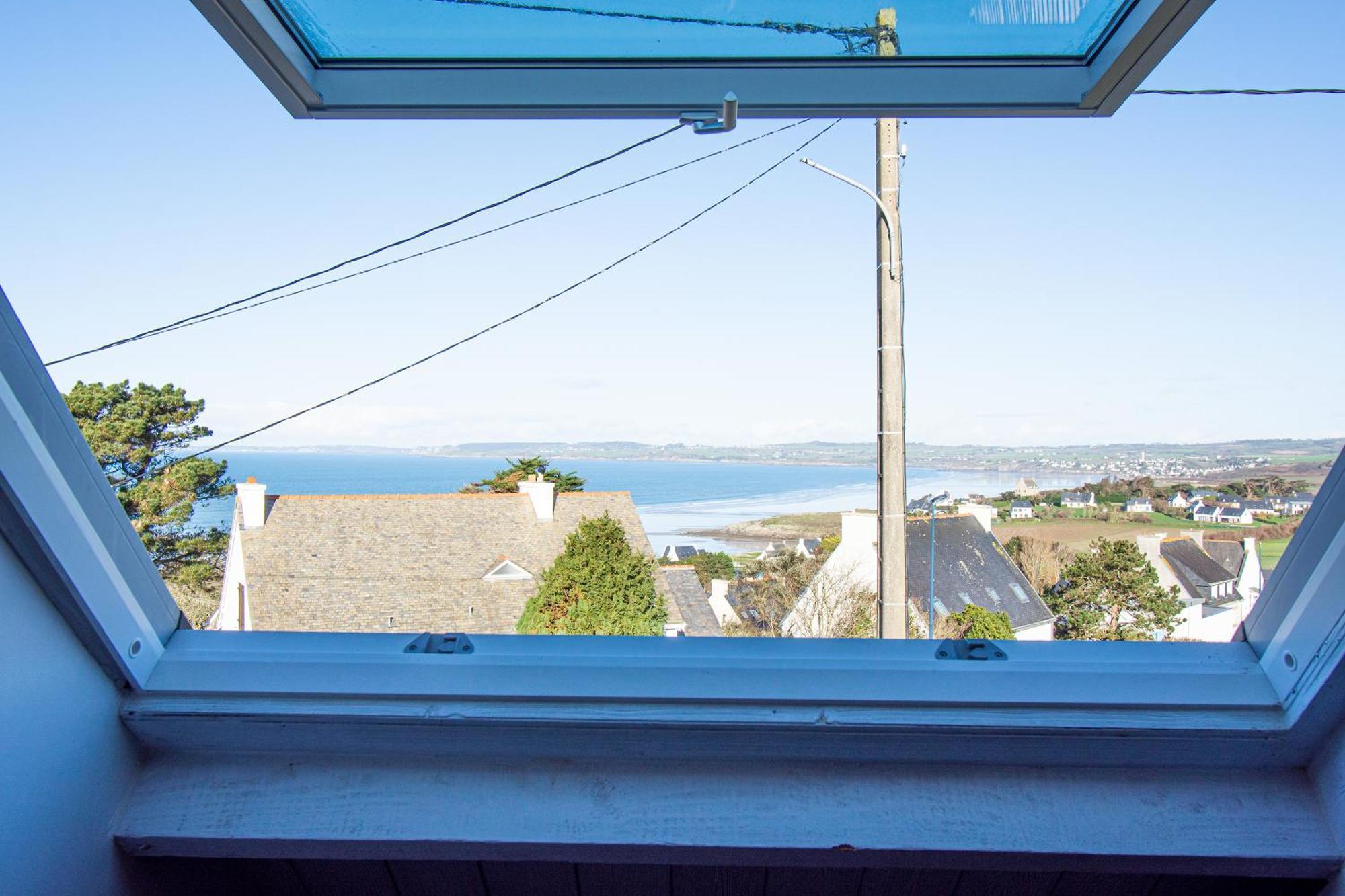 Ti Igwan I Maison A 450M De La Mer Plomodiern Exteriör bild